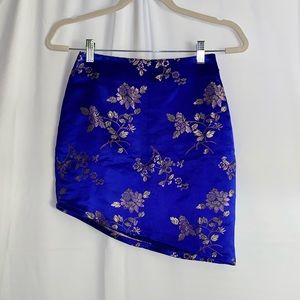 About Us Elsa Asymmetrical Mini Skirt NWT